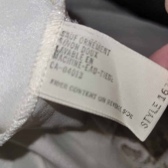 Exquisite Vintage Blanche Satin & Lace Gown Nighty Glam L Wedding Fairy - Picture 7 of 10